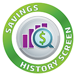 Savings History Screen